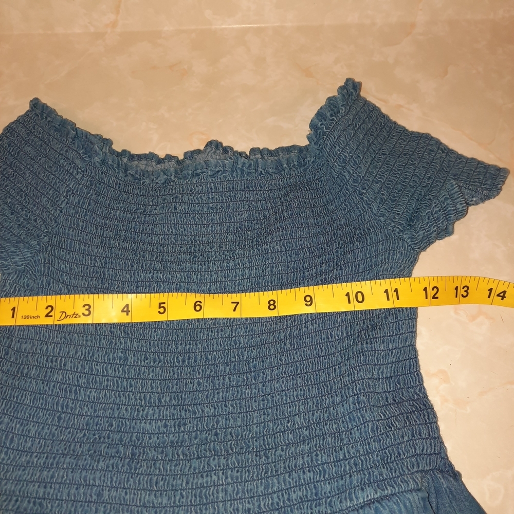 Elegant Blue Wide Leg Jumpsuit - Picture 10 of 11